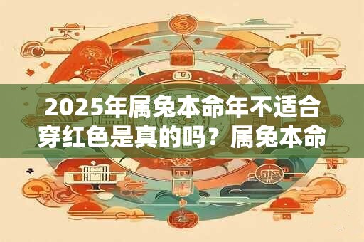 2025年属兔本命年不适合穿红色是真的吗？属兔本命年忌讳什么颜色？