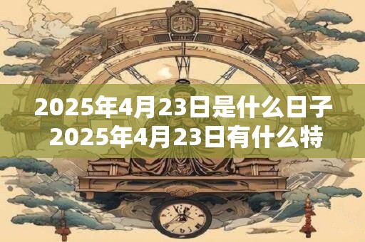 2025年4月23日是什么日子 2025年4月23日有什么特别的意义