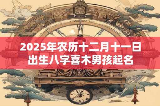 2025年农历十二月十一日出生八字喜木男孩起名 2025年农历十二月十一日出生八字喜木男孩起名