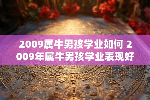 2009属牛男孩学业如何 2009年属牛男孩学业表现好吗