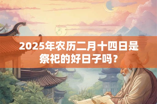 2025年农历二月十四日是祭祀的好日子吗？
