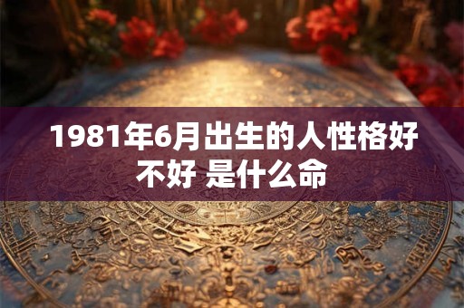 1981年6月出生的人性格好不好 是什么命