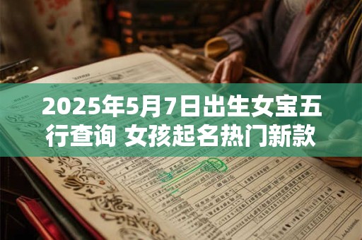 2025年5月7日出生女宝五行查询 女孩起名热门新款