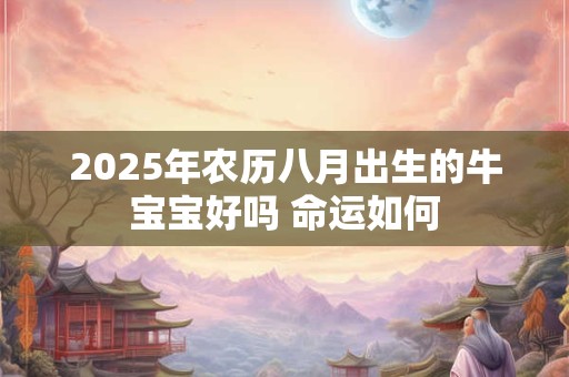 2025年农历八月出生的牛宝宝好吗 命运如何
