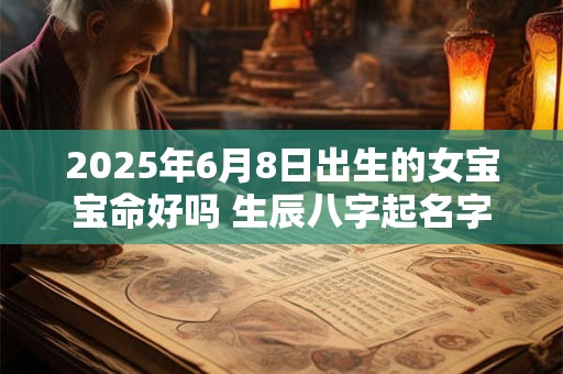 2025年6月8日出生的女宝宝命好吗 生辰八字起名字
