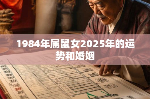 1984年属鼠女2025年的运势和婚姻 1984年属鼠女2025年的运势和婚姻