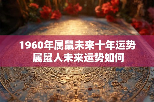 1960年属鼠未来十年运势 属鼠人未来运势如何 1960年属鼠未来十年运势 属鼠人未来运势如何