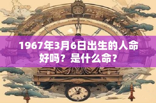 1967年3月6日出生的人命好吗？是什么命？