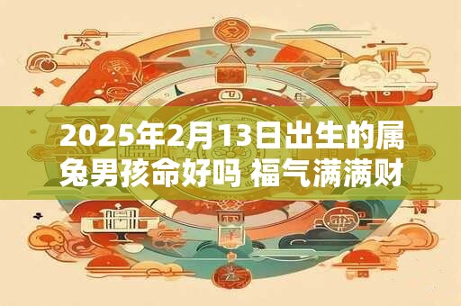 2025年2月13日出生的属兔男孩命好吗 福气满满财源滚滚