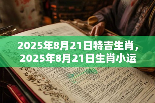 2025年8月21日特吉生肖，2025年8月21日生肖小运播报