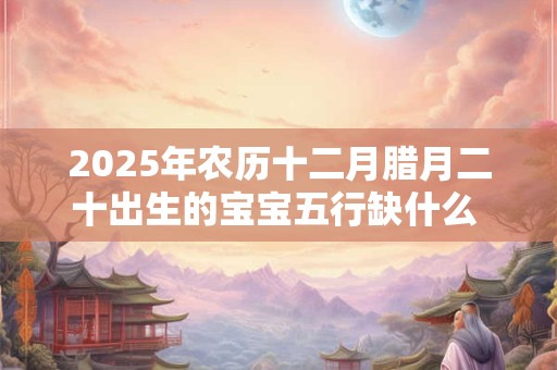 2025年农历十二月腊月二十出生的宝宝五行缺什么 是什么命