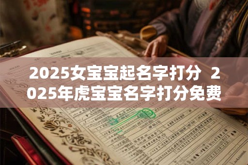 2025女宝宝起名字打分  2025年虎宝宝名字打分免费