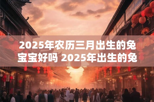 2025年农历三月出生的兔宝宝好吗 2025年出生的兔宝宝是否适合养