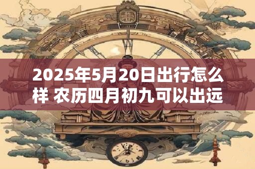 2025年5月20日出行怎么样 农历四月初九可以出远门吗