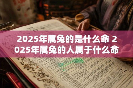 2025年属兔的是什么命 2025年属兔的人属于什么命