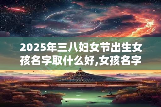 2025年三八妇女节出生女孩名字取什么好,女孩名字库
