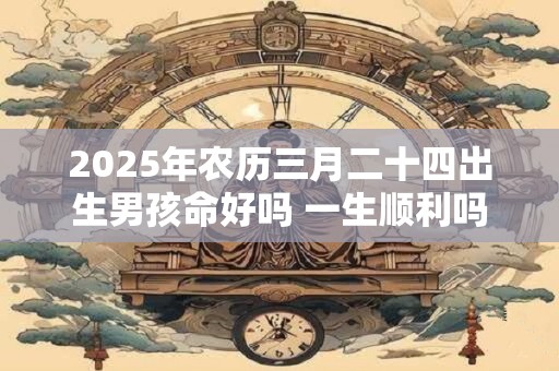 2025年农历三月二十四出生男孩命好吗 一生顺利吗