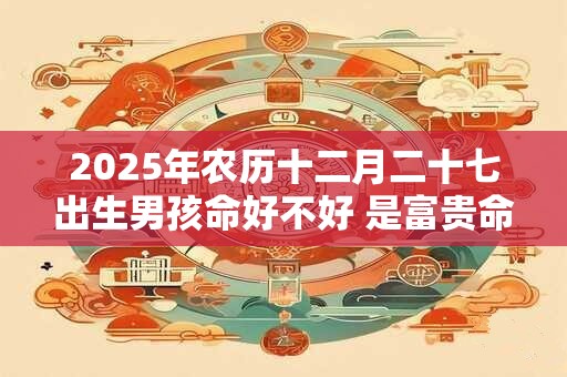 2026年农历十二月二十七出生男孩命好不好 是富贵命吗