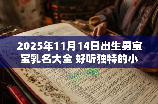 2025年11月14日出生男宝宝乳名大全 好听独特的小名