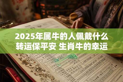 2025年属牛的人佩戴什么转运保平安 生肖牛的幸运挂饰