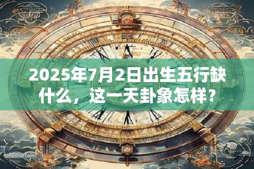 2025年7月2日出生五行缺什么,这一天卦象怎样? 2025年7月2日出生五行缺什么,这一天卦象怎样?