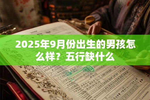 2026年9月份出生的男孩怎么样？五行缺什么