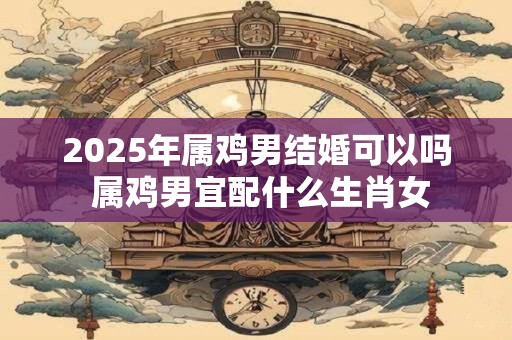 2025年属鸡男结婚可以吗 属鸡男宜配什么生肖女
