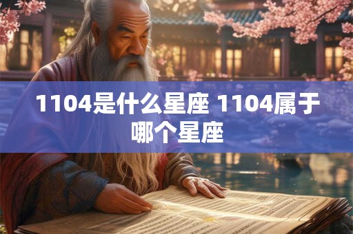 1104是什么星座 1104属于哪个星座