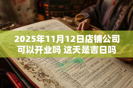 2025年11月12日店铺公司可以开业吗 这天是吉日吗