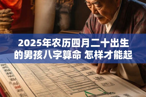 2025年农历四月二十出生的男孩八字算命 怎样才能起好名字