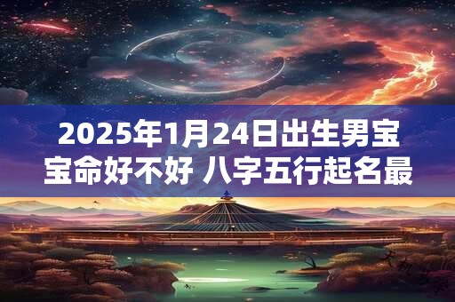 2025年1月24日出生男宝宝命好不好 八字五行起名最全款