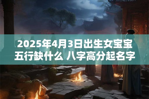 2025年4月3日出生女宝宝五行缺什么 八字高分起名字