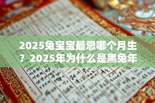 2025兔宝宝最忌哪个月生？2025年为什么是黑兔年？