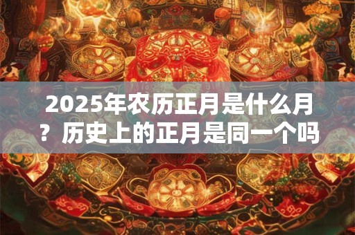 2025年农历正月是什么月？历史上的正月是同一个吗？