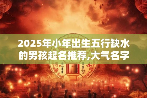 2025年小年出生五行缺水的男孩起名推荐,大气名字