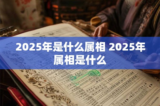 2025年是什么属相 2025年属相是什么