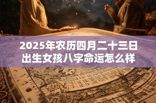 2026年农历四月二十三日出生女孩八字命运怎么样