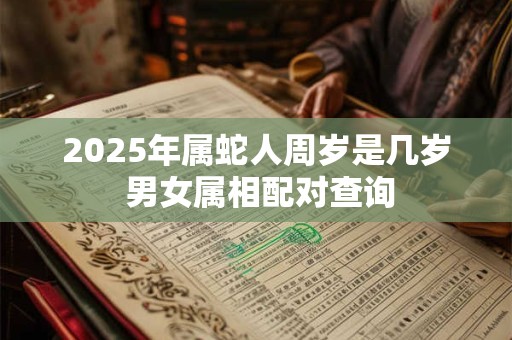 2025年属蛇人周岁是几岁 男女属相配对查询