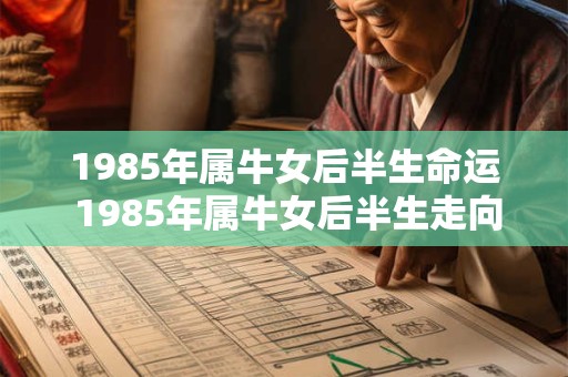 1985年属牛女后半生命运 1985年属牛女后半生走向如何