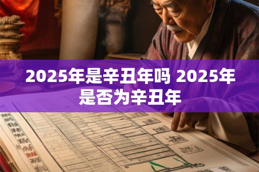 2025年是辛丑年吗 2025年是否为辛丑年 2025年是辛丑年吗 2025年是否为辛丑年