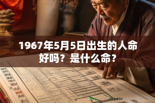 1967年5月5日出生的人命好吗？是什么命？