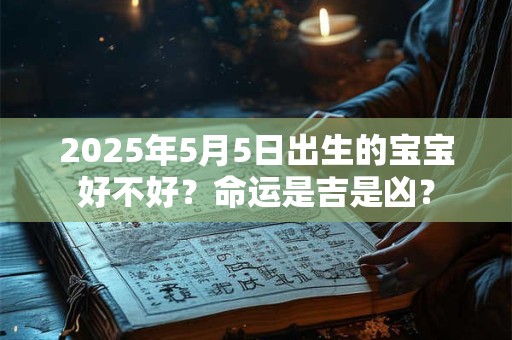 2025年5月5日出生的宝宝好不好?命运是吉是凶? 2025年5月5日出生的宝宝好不好?命运是吉是凶?