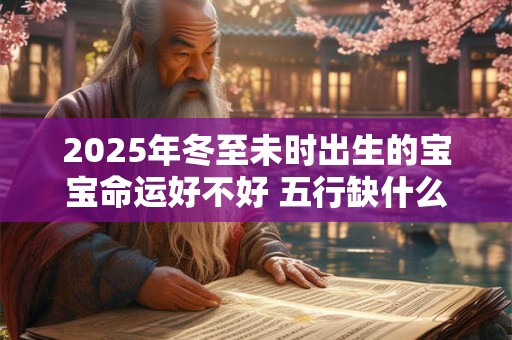 2025年冬至未时出生的宝宝命运好不好 五行缺什么
