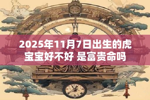 2025年11月7日出生的虎宝宝好不好 是富贵命吗