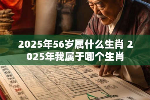 2025年56岁属什么生肖 2025年我属于哪个生肖