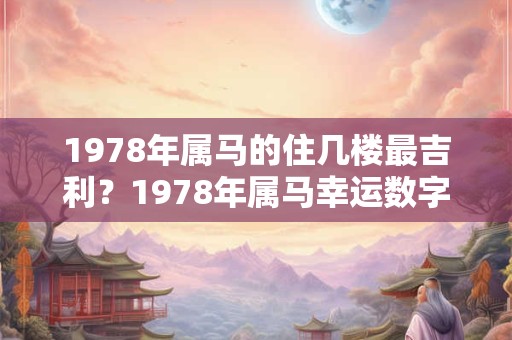 1978年属马的住几楼最吉利？1978年属马幸运数字