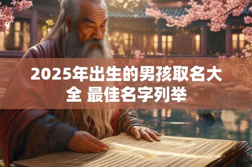 2026年出生的男孩取名大全 最佳名字列举