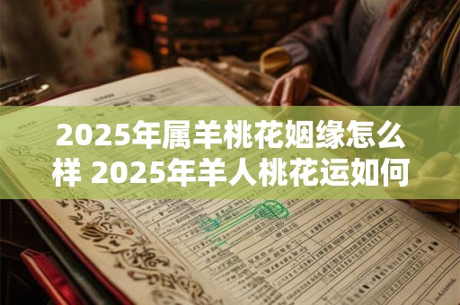 2025年属羊桃花姻缘怎么样 2025年羊人桃花运如何