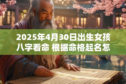 2025年4月30日出生女孩八字看命 根据命格起名怎么取