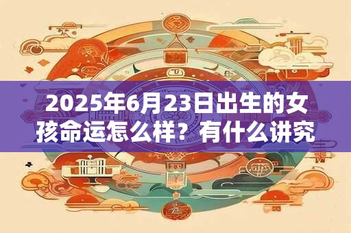 2025年6月23日出生的女孩命运怎么样？有什么讲究？